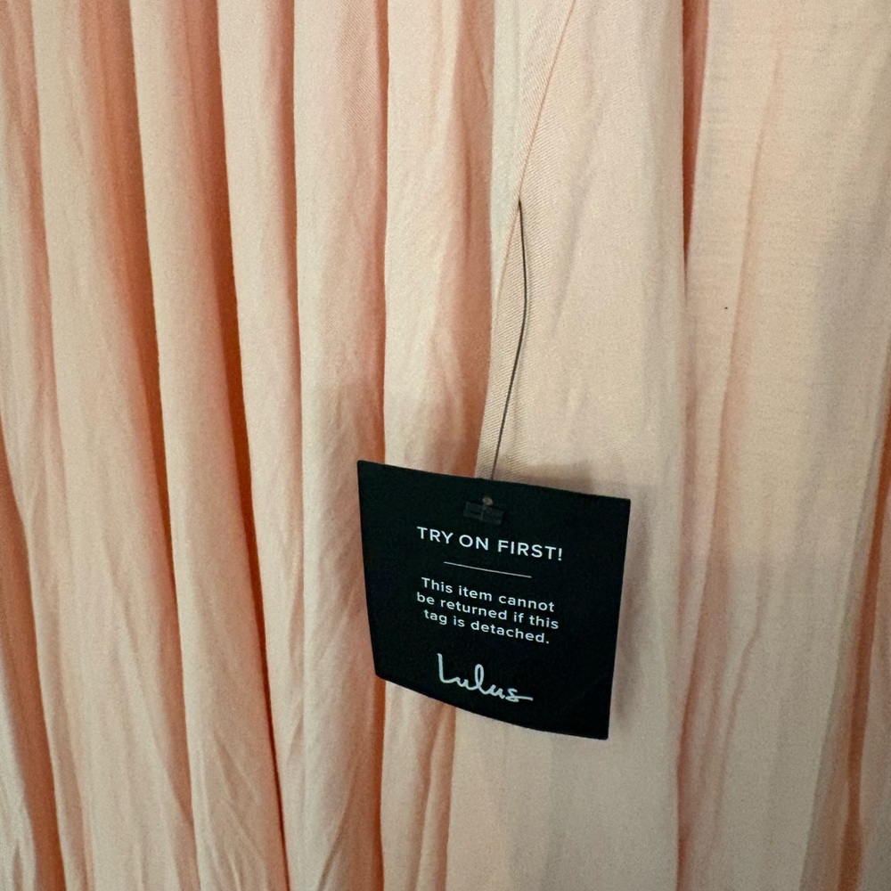 Lulu's Tricks of the Trade multiway convertible blush pink dress size XL new - Picture 7 of 12